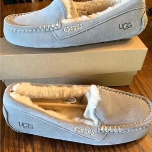 UGG Women’s Gray Slippers with Plush Lining